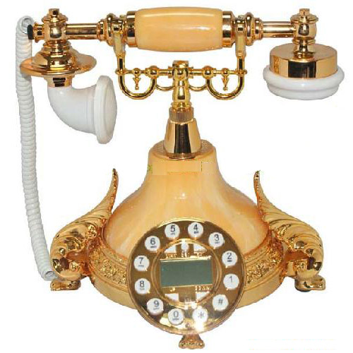 米黄玉石电话机（公主）